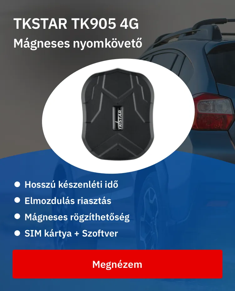 JUNEO TK905-E 4g lte mágneses gps nyomkövető